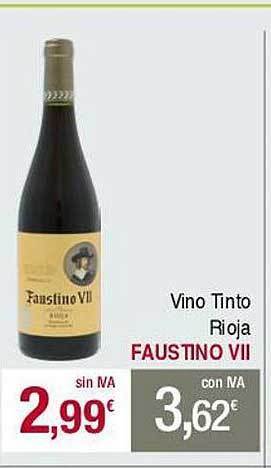 Masymas Vino tinto rioja faustino vii oferta