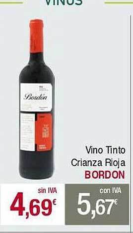 Masymas Vino tinto crianza rioja bordon oferta
