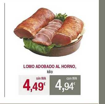 Masymas Lomo adobado al horno kilo oferta