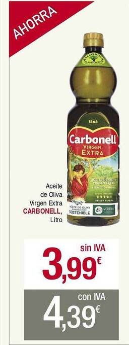 Masymas Aceite de oliva virgen extra carbonell oferta