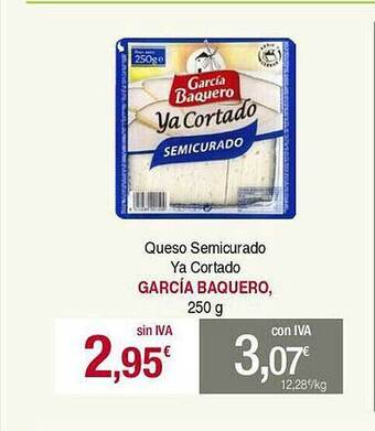 Masymas Queso semicurado ya cortado garcía baquero oferta
