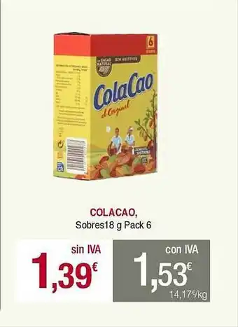 Masymas Colacao sobress pack 6 oferta