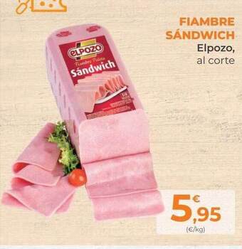 SPAR Gran Canaria Fiambre sándwich elpozo oferta