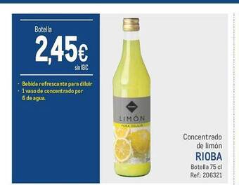 Makro Concentrado de limón rioba oferta