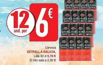 Masymas Cerveza estrella galicia lata oferta