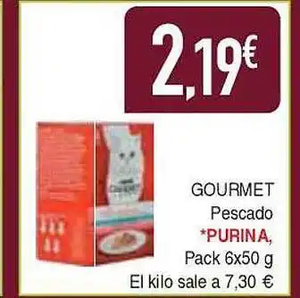 Masymas Gourmet pescado purina oferta