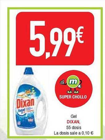 Masymas Gel dixan oferta