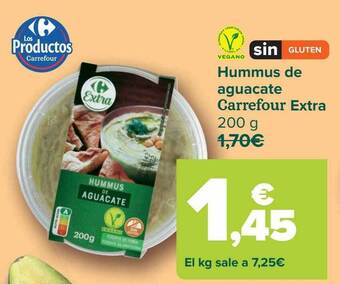 Carrefour Hummus de aguacate carrefour extra oferta
