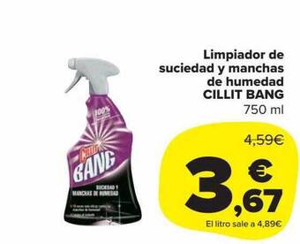 Carrefour Market Limpiador de suciedad y manchas de humedad cillit bang oferta