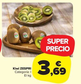 Carrefour Market Kiwi zespri el kg oferta