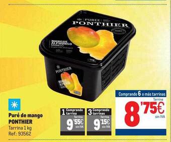 Makro Puré de mango ponthier oferta