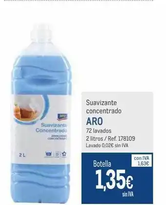 Makro Suavizante concetrado aro 72 lavados oferta
