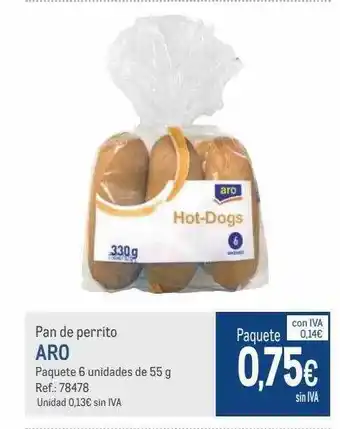 Makro Pan de perrito aro oferta