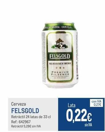 Makro Cerveza felsgold oferta