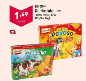 ALDI Biscotto Galletas Infantiles 175g oferta