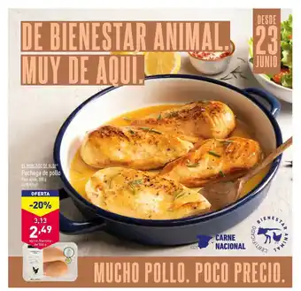ALDI El Mercado De Aldi Pechuga De Pollo 500g oferta