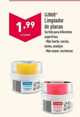 ALDI Clinair Limpiador De Placas oferta
