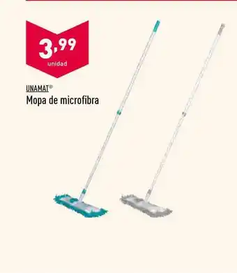 ALDI Unamat Mopa De Microfibra oferta