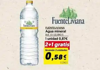 Fuenteliviana Agua Mineral 1,5L