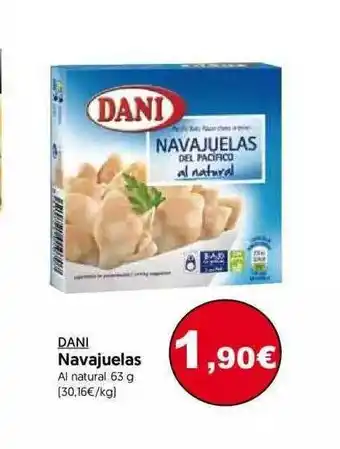 Hiper Usera Dani Navajuelas Al Natural 63g oferta