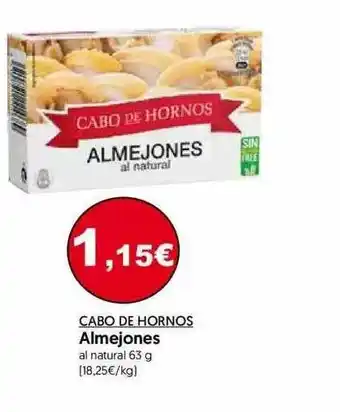 Hiper Usera Cabo De Hornos Almejones Al Natural 63g oferta