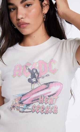 Stradivarius Camiseta licencia acdc oferta