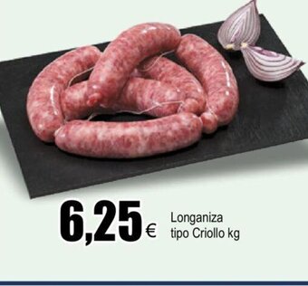 FROIZ Longaniza Tipo Criollo oferta