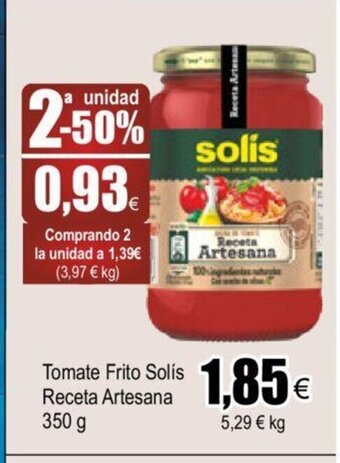 FROIZ Tomate Frito Solis Receta Artesana oferta