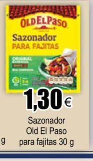 FROIZ Old El Paso Sazonador Para fajitas oferta