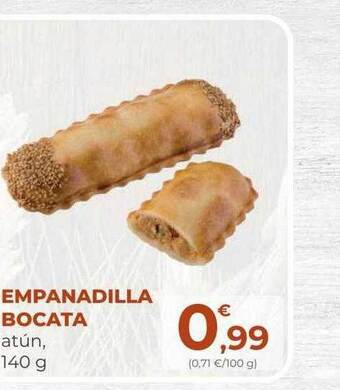 SPAR Gran Canaria Empanadilla bocata atún oferta