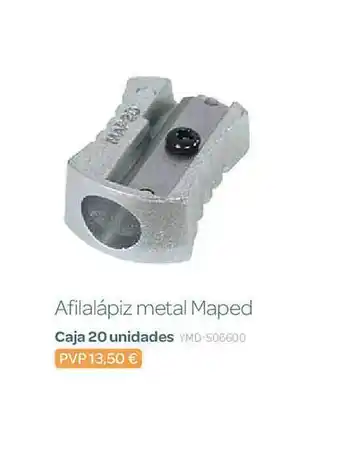 Dideco Afilalápiz metal maped caja 20 oferta