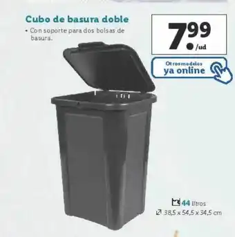 Lidl Cubo de basura doble oferta