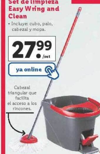 Lidl Set de limpieza easy wring and clean oferta