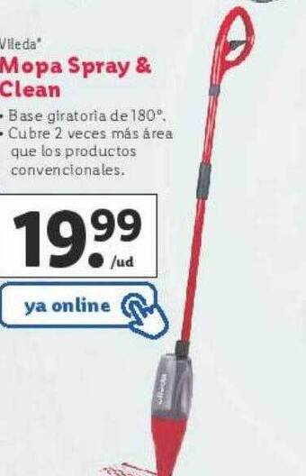Lidl Vileda mopa spray & clean oferta