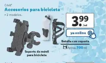 Lidl Crivit accesorios para bicicleta oferta
