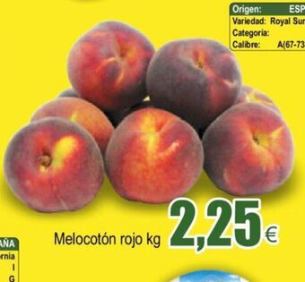 FROIZ Melocotón Rojo kg oferta