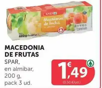 SPAR Spar Macedonia De Frutas 200g 3ud oferta