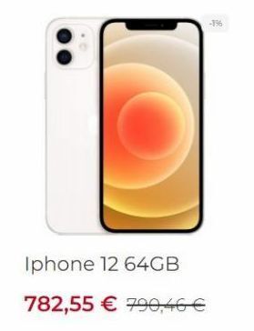 Visanta Iphone 12 64gb 782,55 € 790,46 € oferta