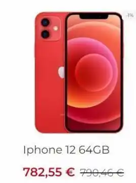 Visanta Iphone 12 64gb 782,55 € 790,46 € oferta