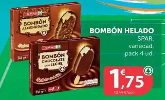 SPAR Bombón Helado Spar Variedad Pack 4 oferta