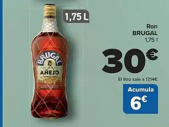 Carrefour Ron brugal oferta