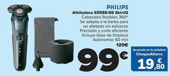 Carrefour Philips afeitadora s5586 66 skiniq oferta