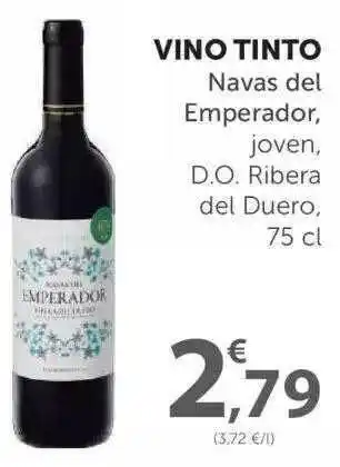 SPAR Vino Tinto Navas Del Emperador Joven D.o. Ribera Del Duero 75cl oferta