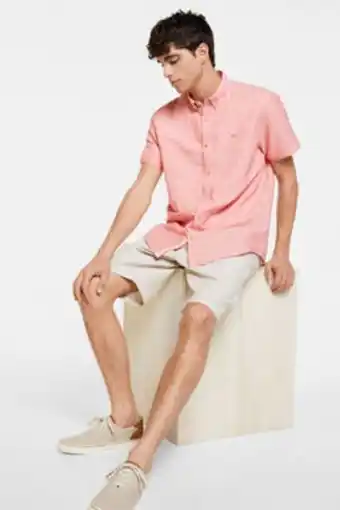 Springfield Camisa manga corta lino oferta