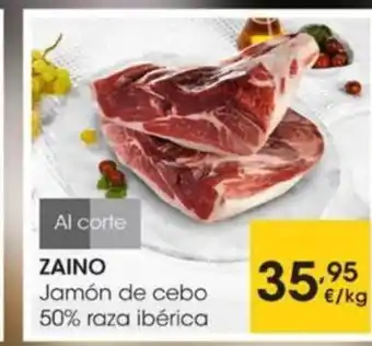 Eroski Zaino Jamón de Cebo 50% Raza Ibérica oferta