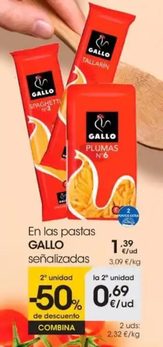 Eroski Gallo En Las Pasta oferta
