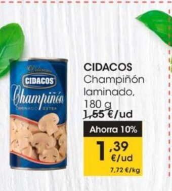Eroski Cidacos Champiñón Laminado oferta