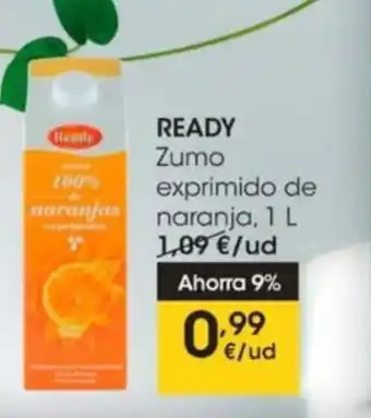 Eroski Ready Zumo Exprimido de Naranja 1L oferta