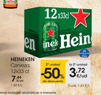 Eroski Heineken Cerveza oferta