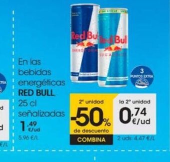 Eroski Red Bull En Las Bebidas Energéticas oferta